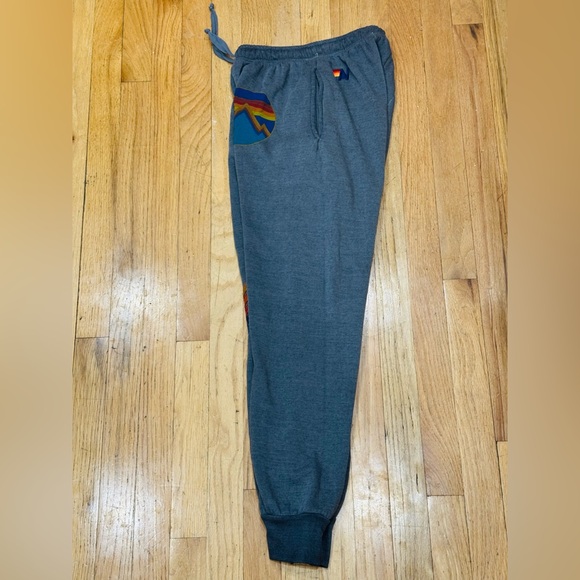 NWT🔥AVIATOR NATION ALL SEASONS MOUNTAIN  CHEVRON 5 STRIPES SWEATPANTS *RARE - Picture 10 of 14